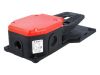 Footswitch, NO+NC, 250VAC, 6А, red, PA20100, Pizzato Elettrica