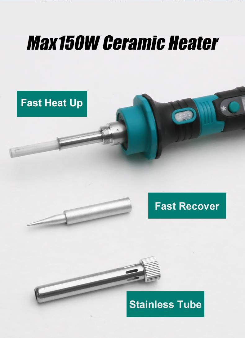 Поялник, нагревателен, SI-253B, регулируем, 230VAC, 150W, конусна човка, PRO'S KIT