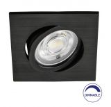LED moon, recessed, 7W, square, 230VAC, 630lm, 3in1 colors, 85x85mm, BD02-70781, mini, dimmable