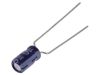 Electrolytic capacitor 1uF, 50V, THT, Ф4x7mm, SS1H105M04007PA18P, SAMWHA
