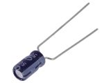 Кондензатор електролитен 1uF, 50V, THT, Ф4x7mm, SS1H105M04007PA18P, SAMWHA