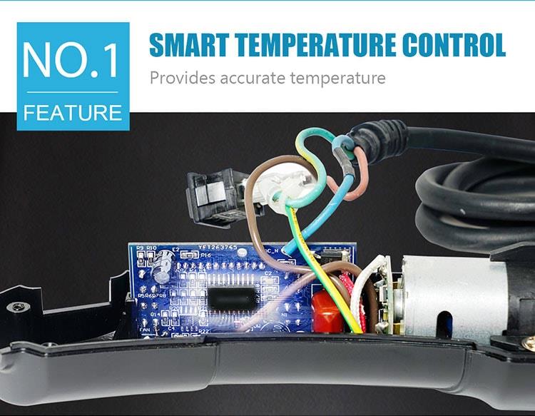 Пистолет за горещ въздух, 300W, 230VAC, 200~500°C, SS-602B, PRO'S KIT