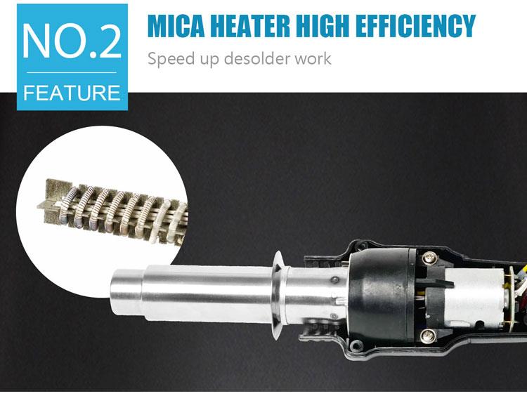 Пистолет за горещ въздух, 300W, 230VAC, 200~500°C, SS-602B, PRO'S KIT