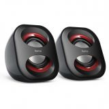 Тонколони Sonic Mobil 183, за компютър, 3W, USB, черен, Hama