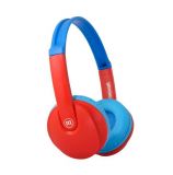Bluetooth Headphones, for kids, build-in microphone, blue/red, KIDZ HP-BT350, Maxell