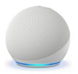 Смарт колона за гласов контрол, Amazon Echo Dot 5, Wi-Fi, Bluetooth, бял