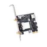 Безжична мрежова карта, GIGABYTE, GC-WB1733D-I, 150Mbps, PCI,  2 антени
