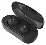 Безжични слушалки AH-BT-MINIDUO, Bluetooth, без микрофон, син, Maxell