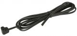 Power supply cable 2x0.75mm2, 2m, black, polyvinyl chloride (PVC)