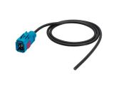 Connector FAKRA, female, straight, cable 0.5m
