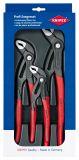 Set of pliers, slip-joint, 3 pieces, KNIPEX 00 20 09 V02