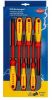 Set of 6 insulated screwdrivers, straight and cross, 1000V, KNIPEX
 - 1