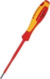 Screwdriver KNIPEX 98 20 30, straight, steel, insulated 1000V, 3.0x0.5mm