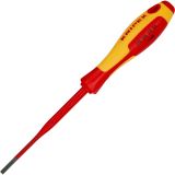 Screwdriver KNIPEX 98 20 35, straight, steel, insulated 1000V, 3.5x0.6mm
