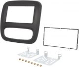 Adaptor frame for Fiat, Nissan, Opel, Renault, 2 DIN