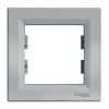 Single frame, 1-gang, aluminium color, ABS, EPH5800161
