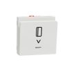 Light switch for key card, 10A, 230VAC, for built-in, white, NU328318
