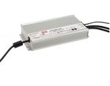 LED  power supply, 24VDC, 25A, 600W, HLG-600H-24AB, MEAN WELL