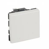 Light switch one-way, single, 10A, 250VAC, for built-in, white, 77010L