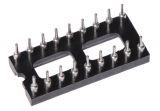 Socket for IC 18-pin, DIP - 2 - Vikiwat Socket for IC 18-pin, DIP - 2