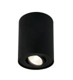 LED spotlight fixture, surface mount, 35W, GU10, black body, IP20, BH04-00201