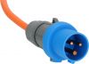 Extension cord with CEE plug and CEE/shuko socket, 230V/16A, 1.5m, 3x2.5mm2, IP44, orange, Brennenstuhl, 1132920525
 - 3