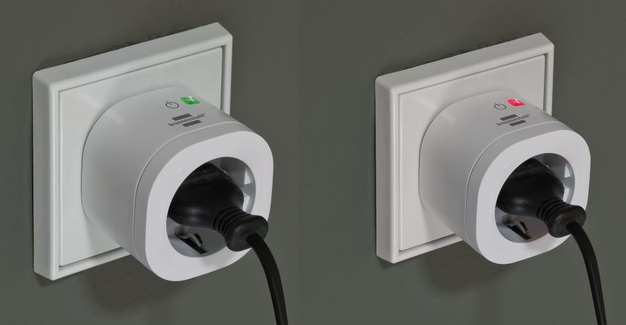Wi-Fi smart, адаптер за контакт, шуко, гласов контрол, 230VAC, 3000W, 1294850, BRENNENSTUHL