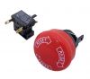 Panel switch stop button 16mm 2 positions