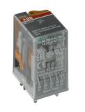 Реле електромагнитно, CR-M110AC4L, бобина 110VAC, 250VAC/6A, 4PDT, 4NO+4NC, LED