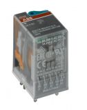 Electromagnetic Relay, CR-M024DC4LD, coil 24VDC, 250VAC/6A, 4PDT, 4NO+4NC, LED