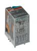Electromagnetic Relay, CR-M012DC4, coil 12VDC, 250VAC/6A, 4PDT, 4NO+4NC, LED
