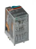 Electromagnetic Relay, CR-M012DC4, coil 12VDC, 250VAC/6A, 4PDT, 4NO+4NC, LED