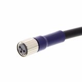 Sensor cable XS3F-M8PVC3S10M, 4pins, straight, 10m, M8