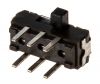 Slide switch, 3 positions, 6 pin, DP3T, ON-OFF-ON, THT
 - 1