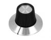 Копче за потенциометър, ф15x18.1, ABS/алуминии, RN-113B, SCI
