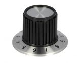 Копче за потенциометър,RN-112A mm, ABS/алуминии, RN-113B, SCI