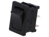Rocker switch, 2-position, ON-OFF, 10A/250VAC, hole size 19.4x13mm, IP65