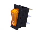 Rocker switch, 2-position, ON-OFF, 10A/250VAC, hole size 30.4x11.2mm, IP65