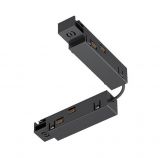 L - connector for magnetic 2-wire LED Track Rail, black, BY41-90021