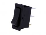 Rocker switch, 2-position, OFF-(ON), 10A/250VAC, hole size 30.4x11.2mm, IP65