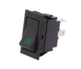 Rocker switch, 2-position, ON-OFF, 20A/12VDC, hole size 21.2x37.9mm, IP65 157767