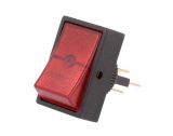 Rocker switch, 2-position, ON-OFF, 30A/12VDC, hole size ф12mm