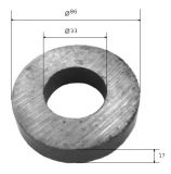 Toroidal magnet 86x33x17 mm - 2 - Vikiwat Toroidal magnet 86x33x17 mm - 2
