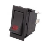 Rocker switch, 2-position, ON-OFF, 20A/12VDC, hole size 21.2x37.9mm, IP65 157855