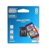 Memory card  GoodRam, Micro SDHC, 8GB, M40A-0080R11, class 4