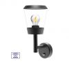 Garden lamp Paris, E27, IP54, black, ф175x209mm, sensor, BG43-03102, BRAYTRON
 - 1