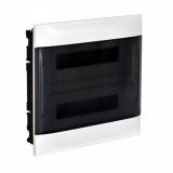 Distribution box for dry wall, for flush mounting, 24 (2x12) modules,  Practibox S 135172, LEGRAND