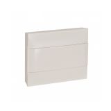 Distribution box, Practibox S 135201, 12 modules, LEGRAND, for surface mounting, white