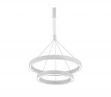 LED ceiling light, hanging, LINA, 65W, 230VAC, 6500lm, 3in1 colors, IP20, ф600x1400mm, BH16-09680, circle