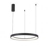 LED ceiling light, hanging, BELLA, 36W, 230VAC,4260lm, 3in1 colors, IP20, ф480x1500mm, BH17-01281, circle